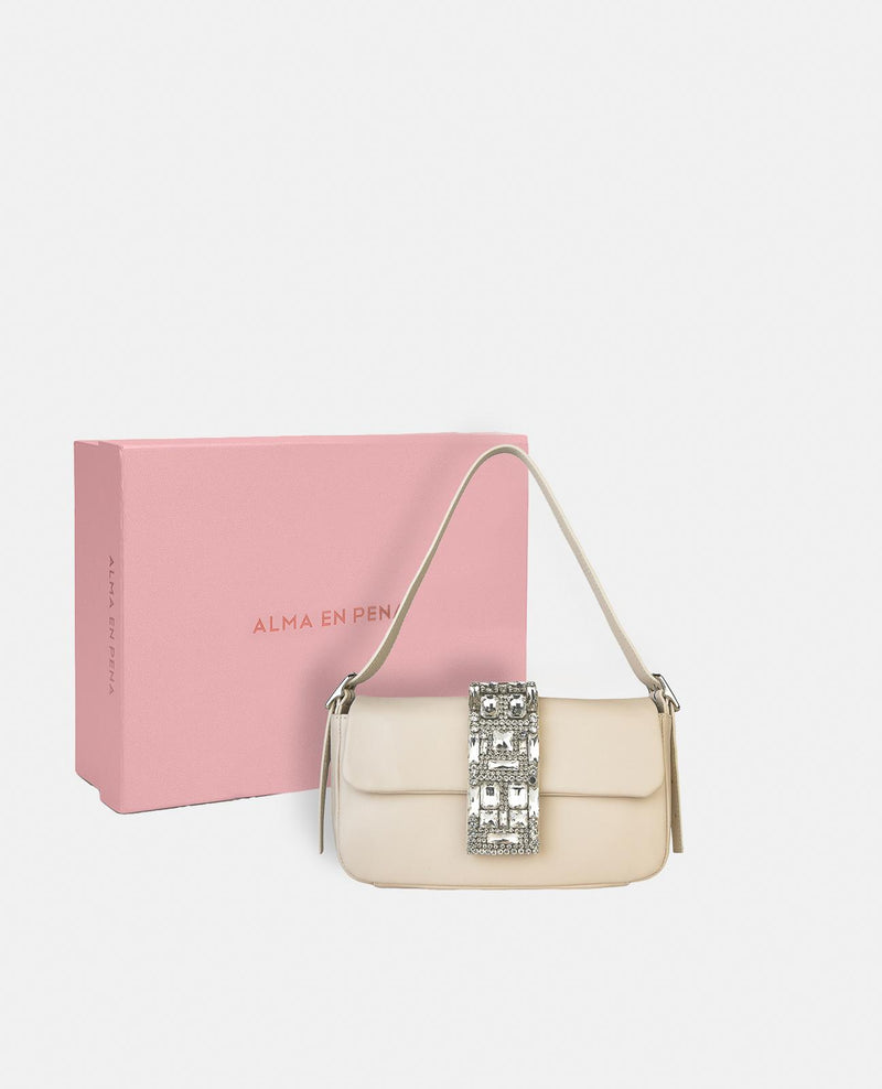 RING BAG WITH RHINESTONES