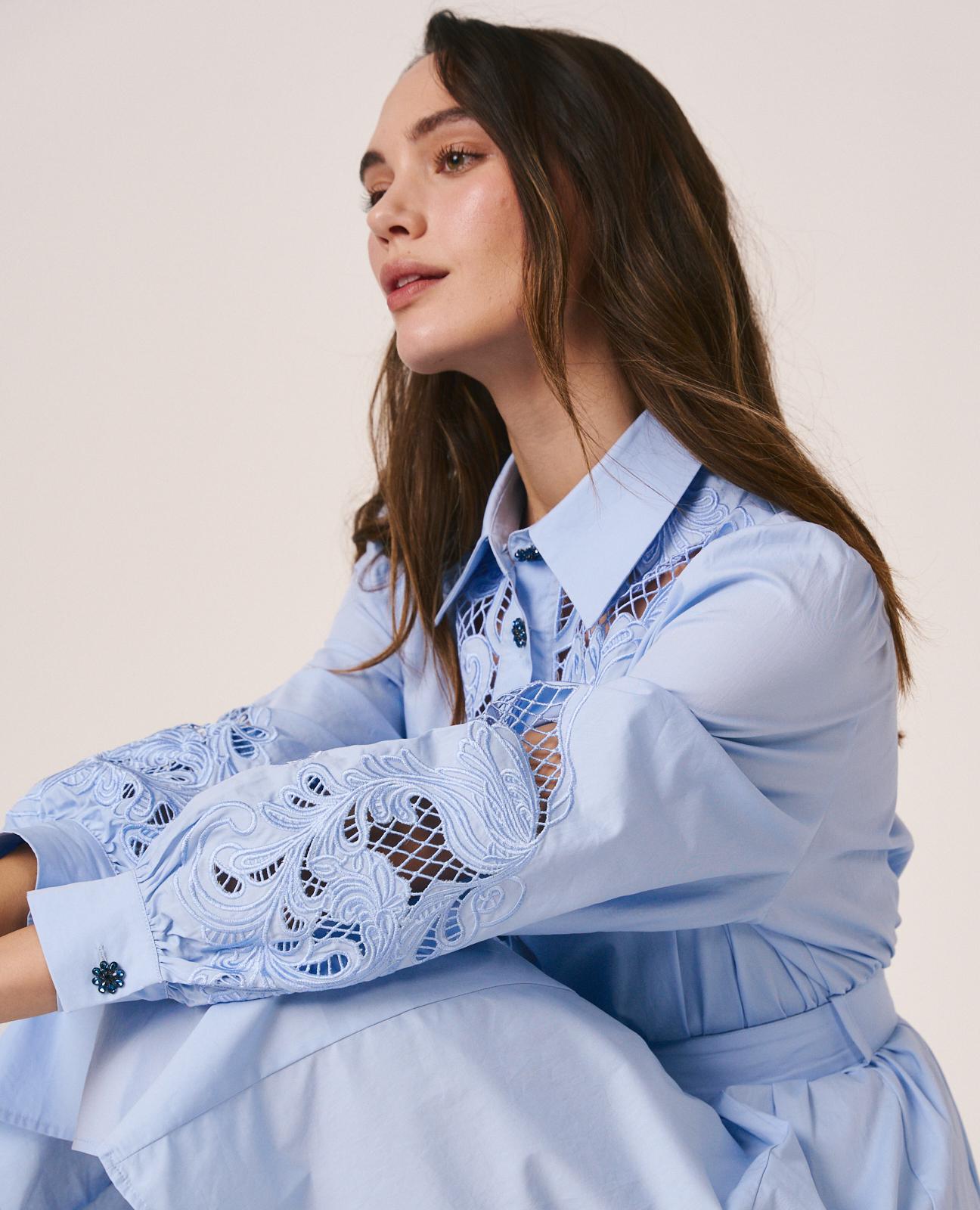 VESTIDO POPELÍN ALGODÓN