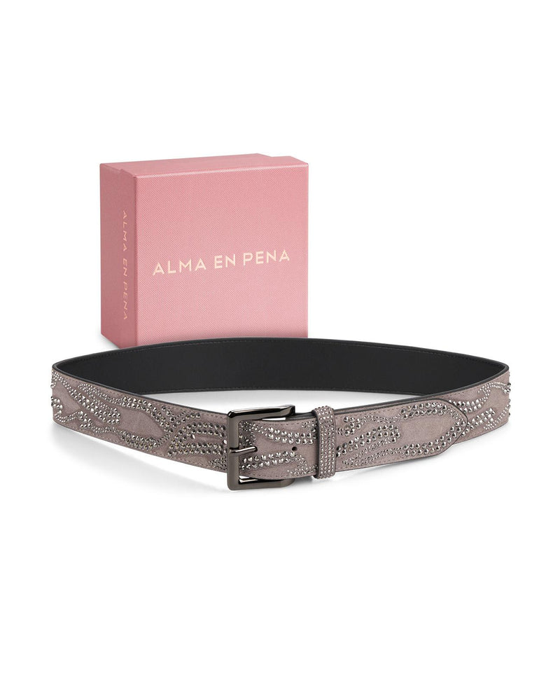 CINTO DE CHAMA COM STRASS