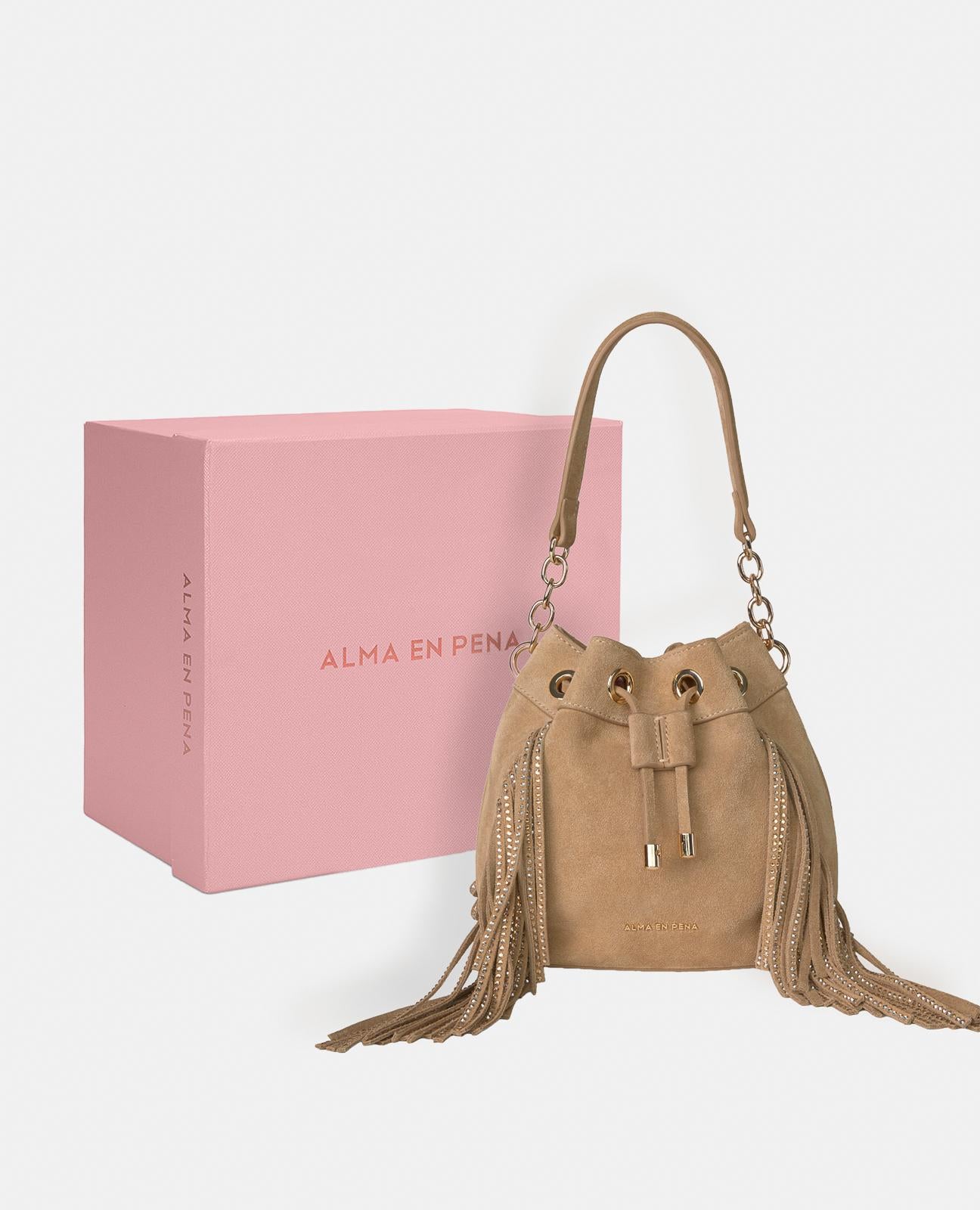 BOLSO BOMBONERA FLECOS