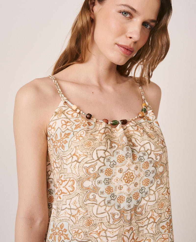 VESTIDO TIRANTES ESTAMPADO