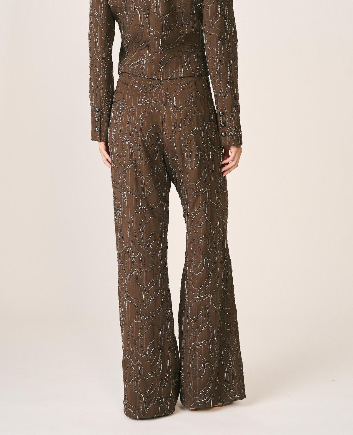 PANTALONI DRITTI A RIGHE