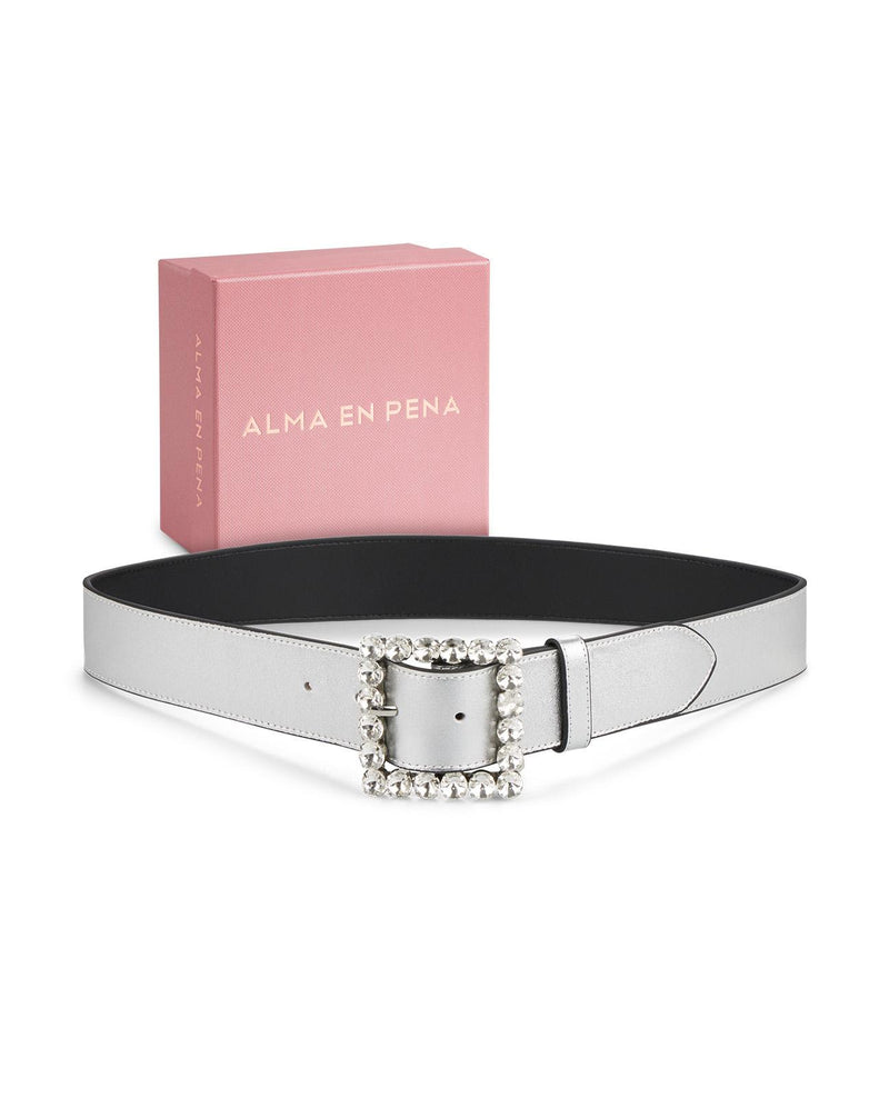 CEINTURE À BOUCLE CARRÉE