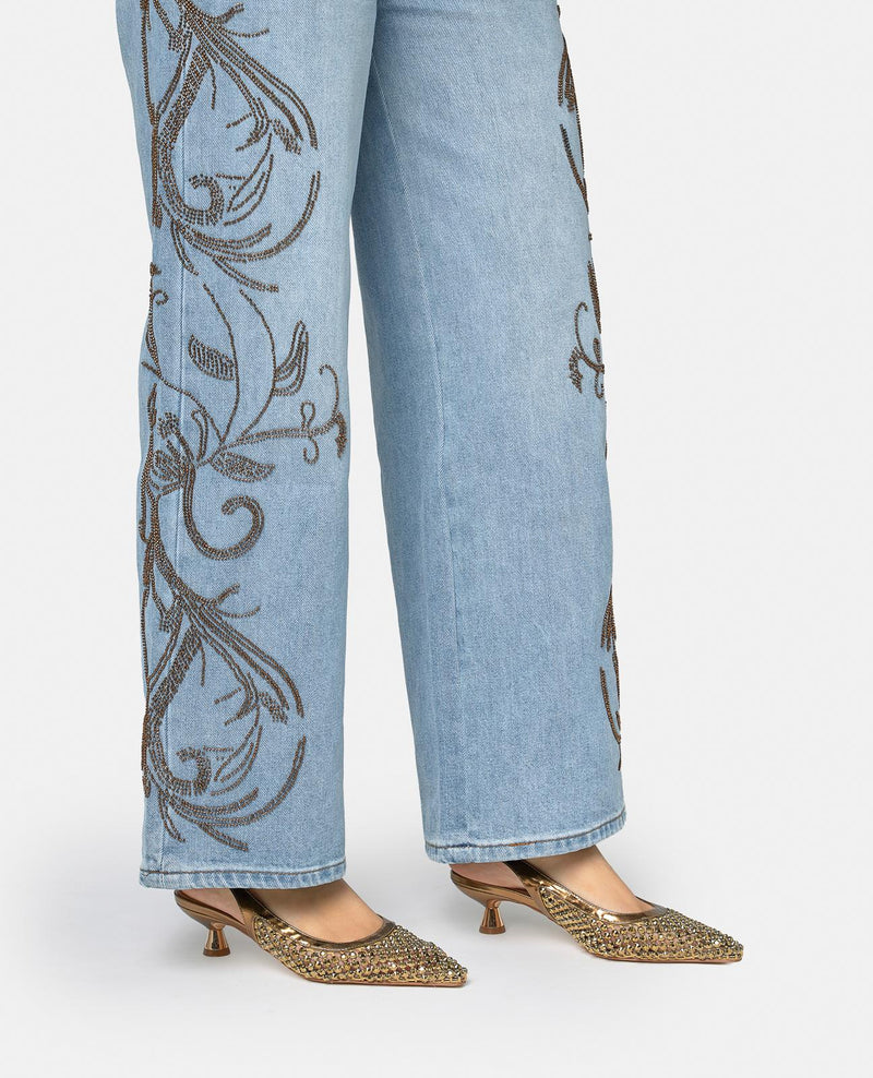 ZAPATO DESTALONADO MALLA EFECTO METALIZADO