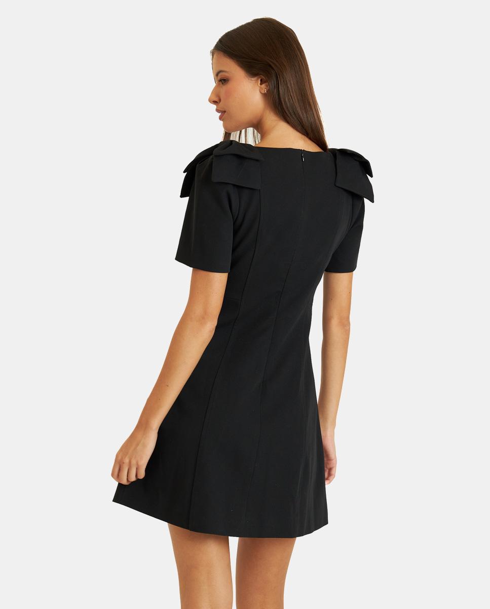 SHORT DRESS WITH BOWS