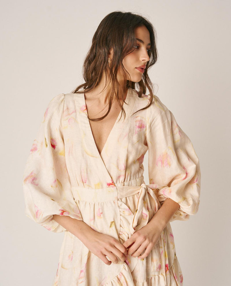 VESTIDO CORTO ESTAMPADO LAZO