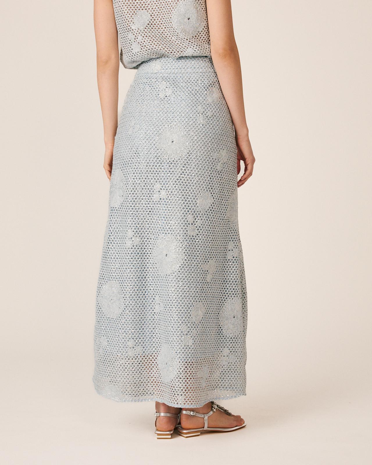 FALDA MIDI LENTEJUELAS