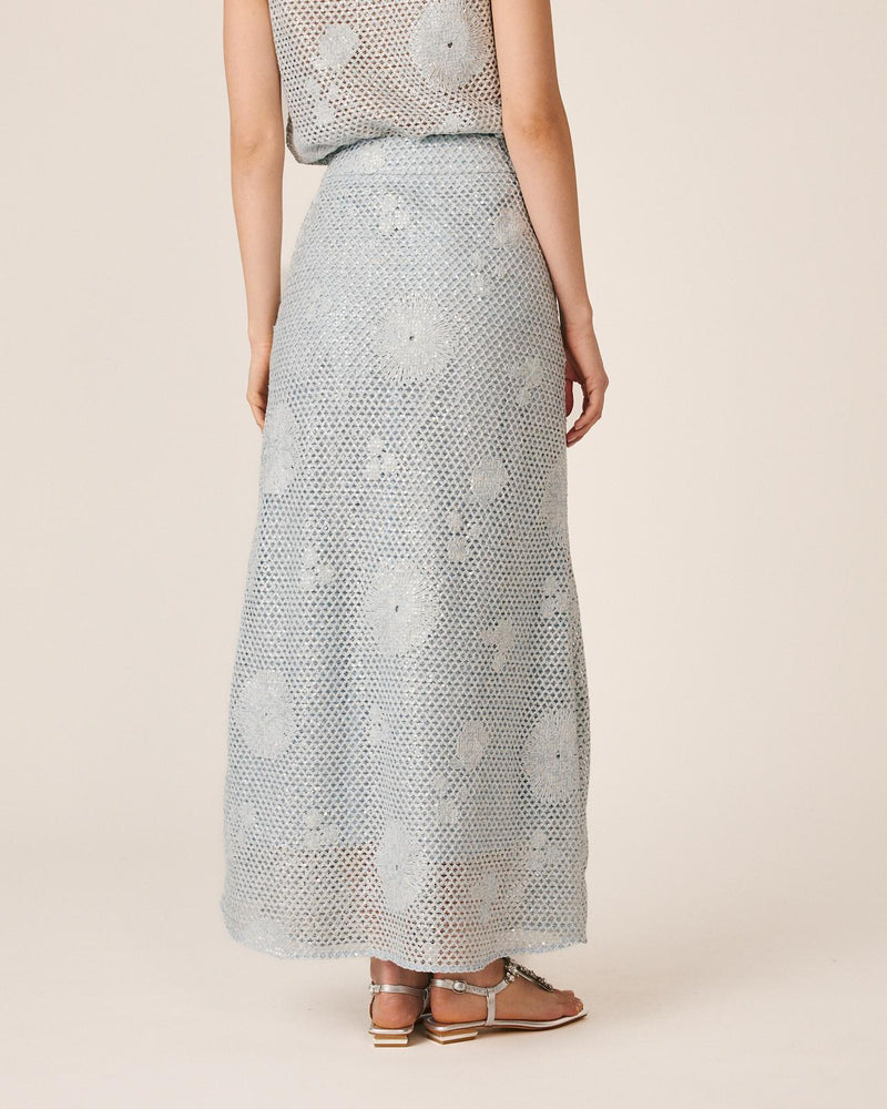 FALDA MIDI LENTEJUELAS