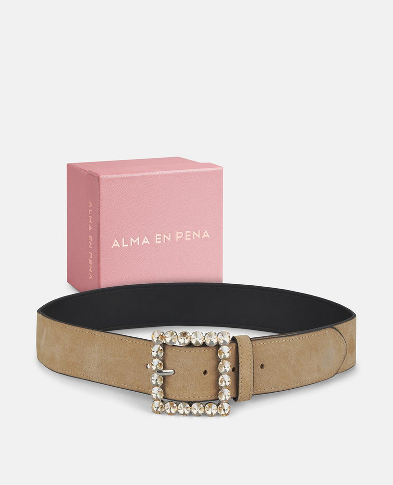 GÜRTEL MIT PERLENSCHNALLE