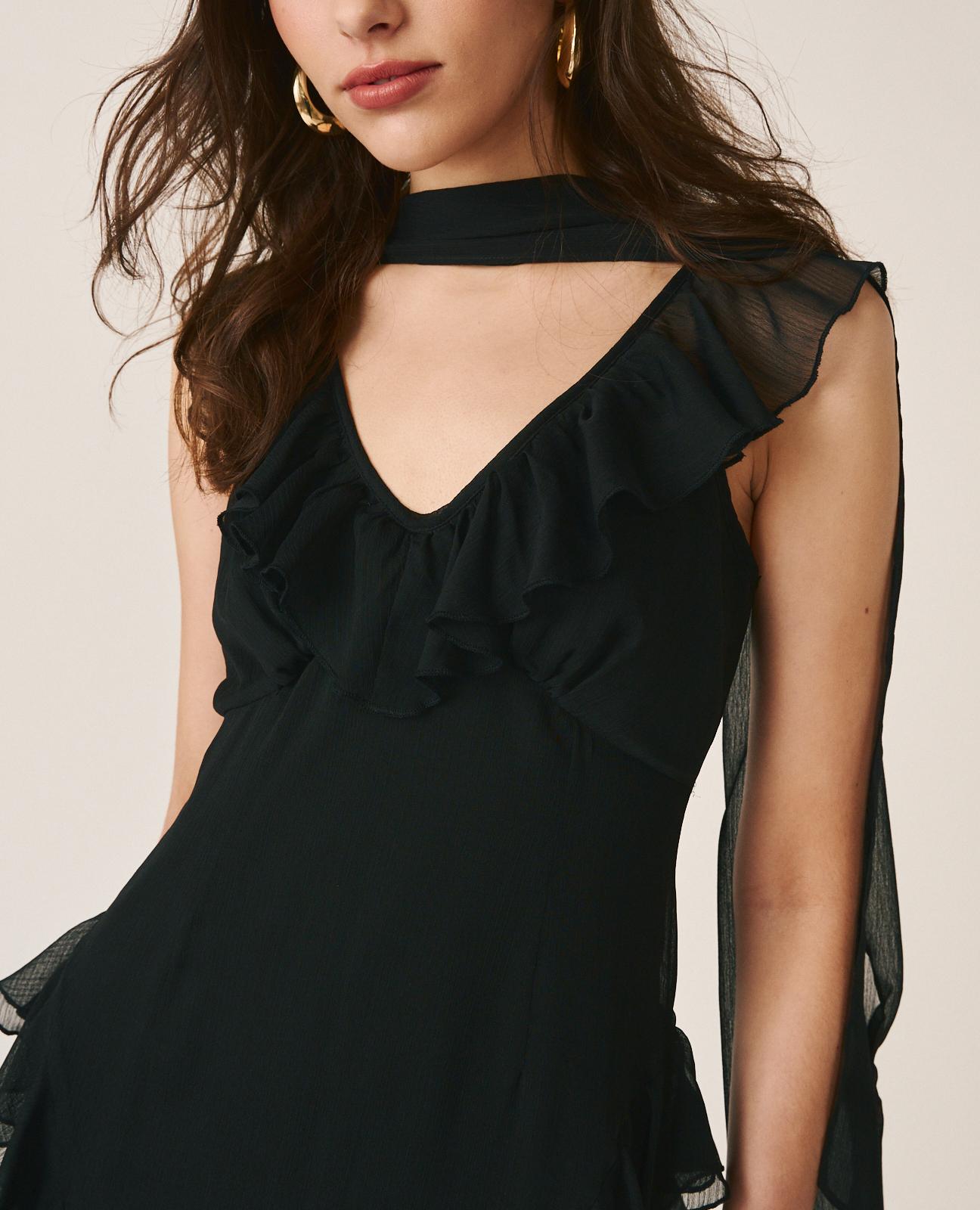 RUFFLE DRESS