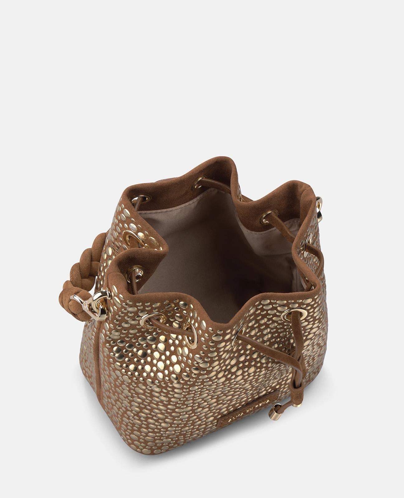 BOLSO BOMBONERA TACHUELAS METÁLICAS