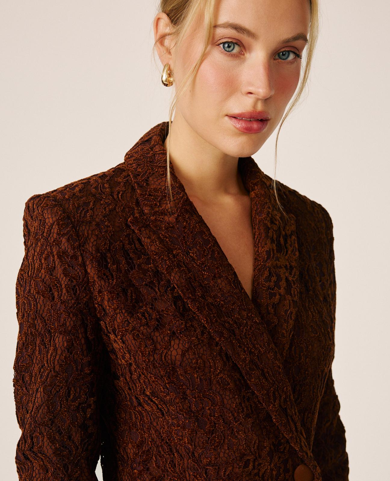 BLAZER ENCAJES TERCIOPELO