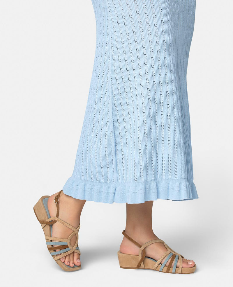 SANDALIA CUÑA MULTICOLOR