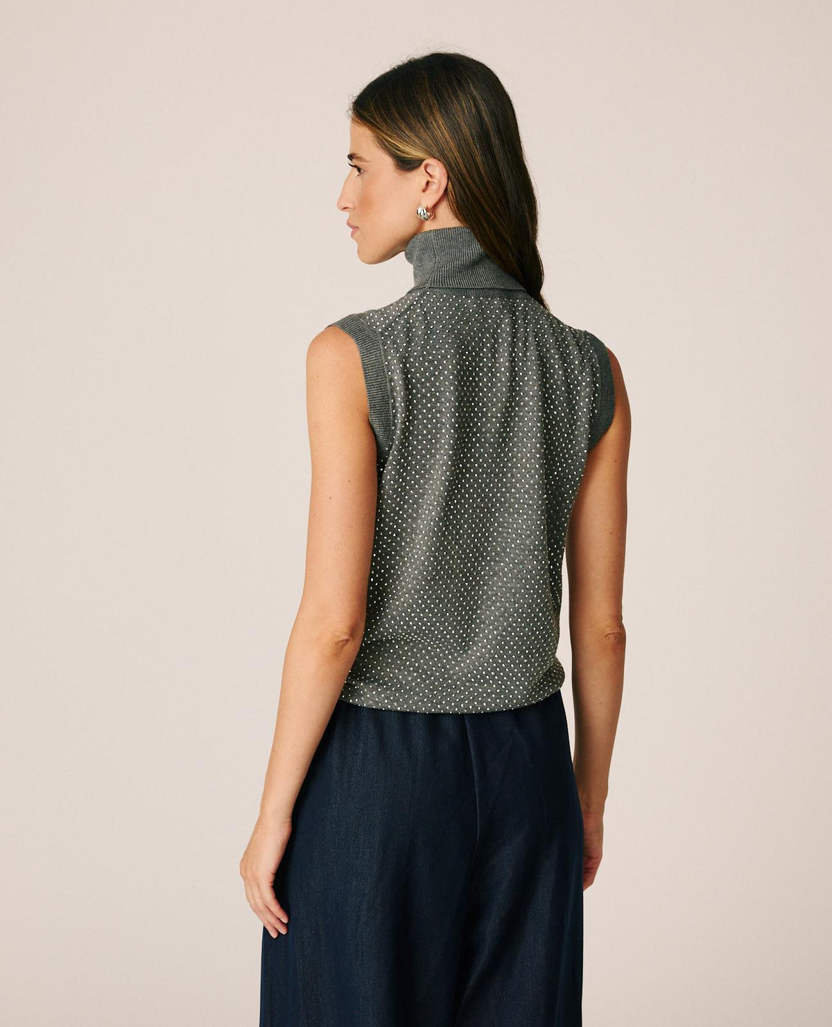 MAGLIONE A COLLO ALTO IN MAGLIA