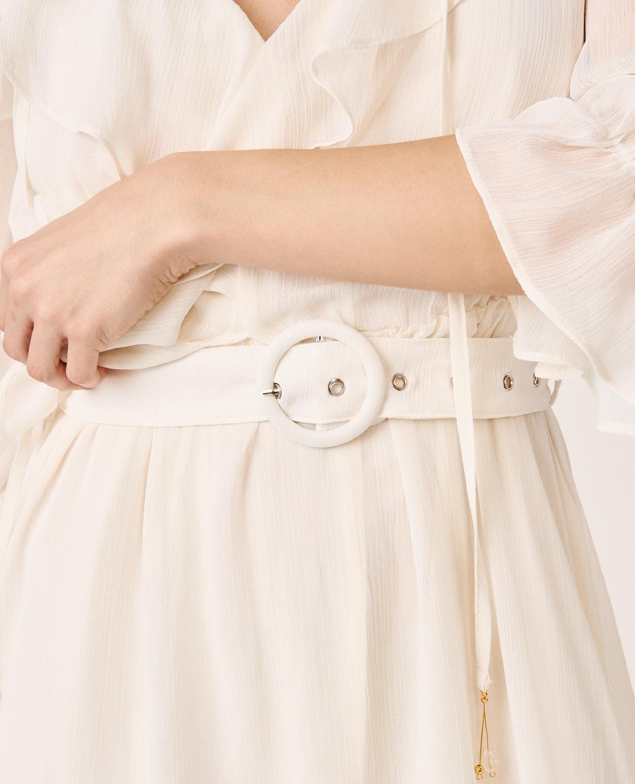 VESTIDO MIDI VOLANTES