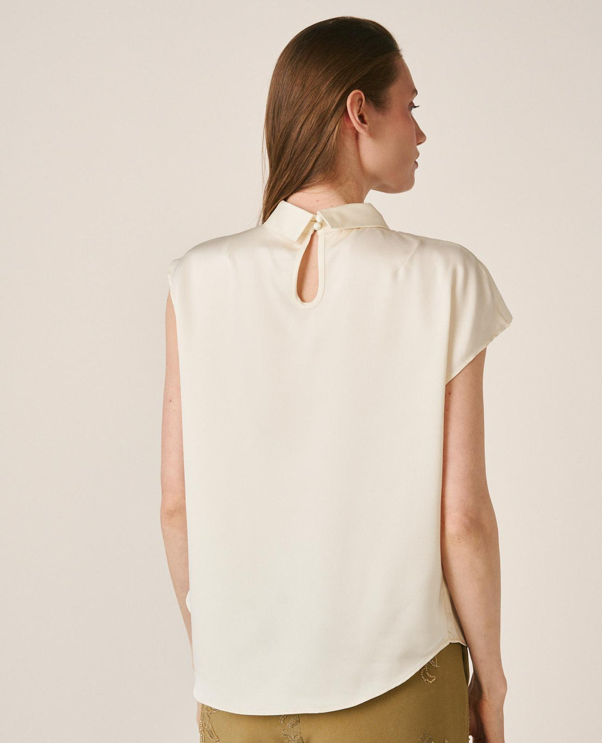 CAMICIA LISCIA IN SATIN