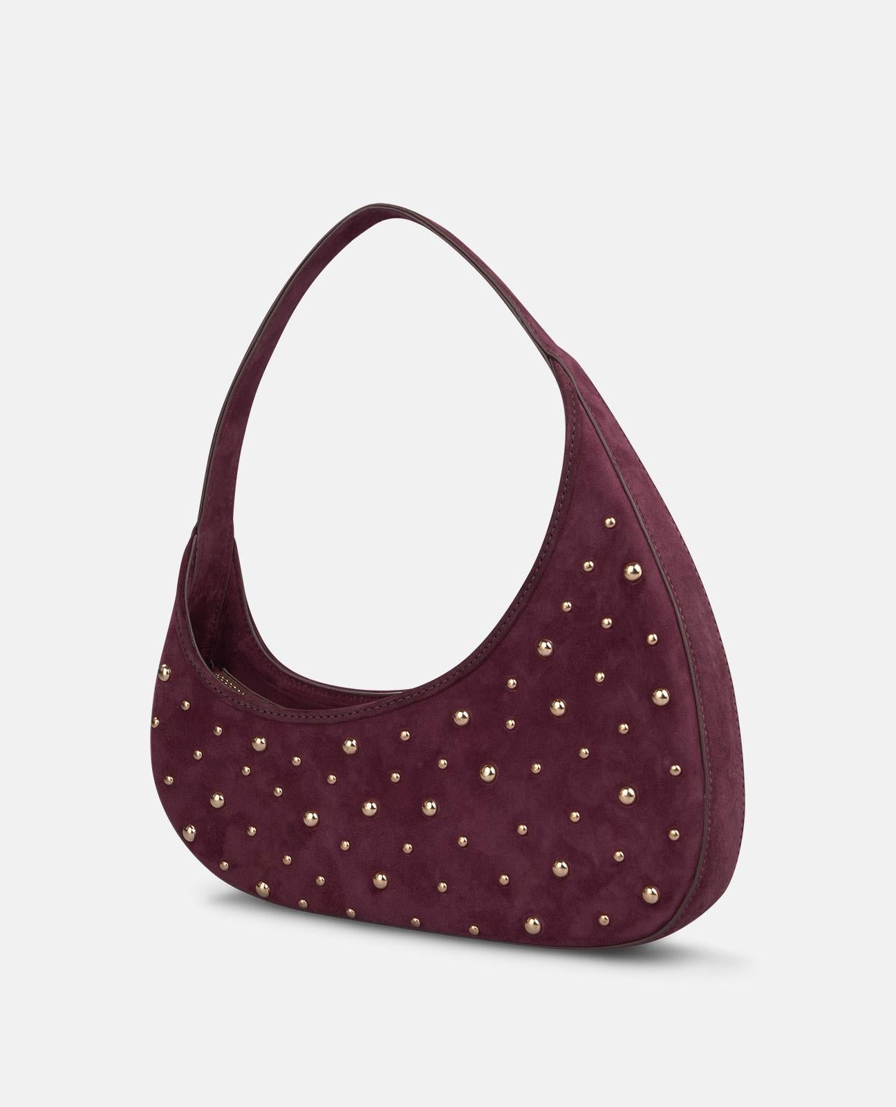 BOLSO HOBO NAPA CON TACHAS