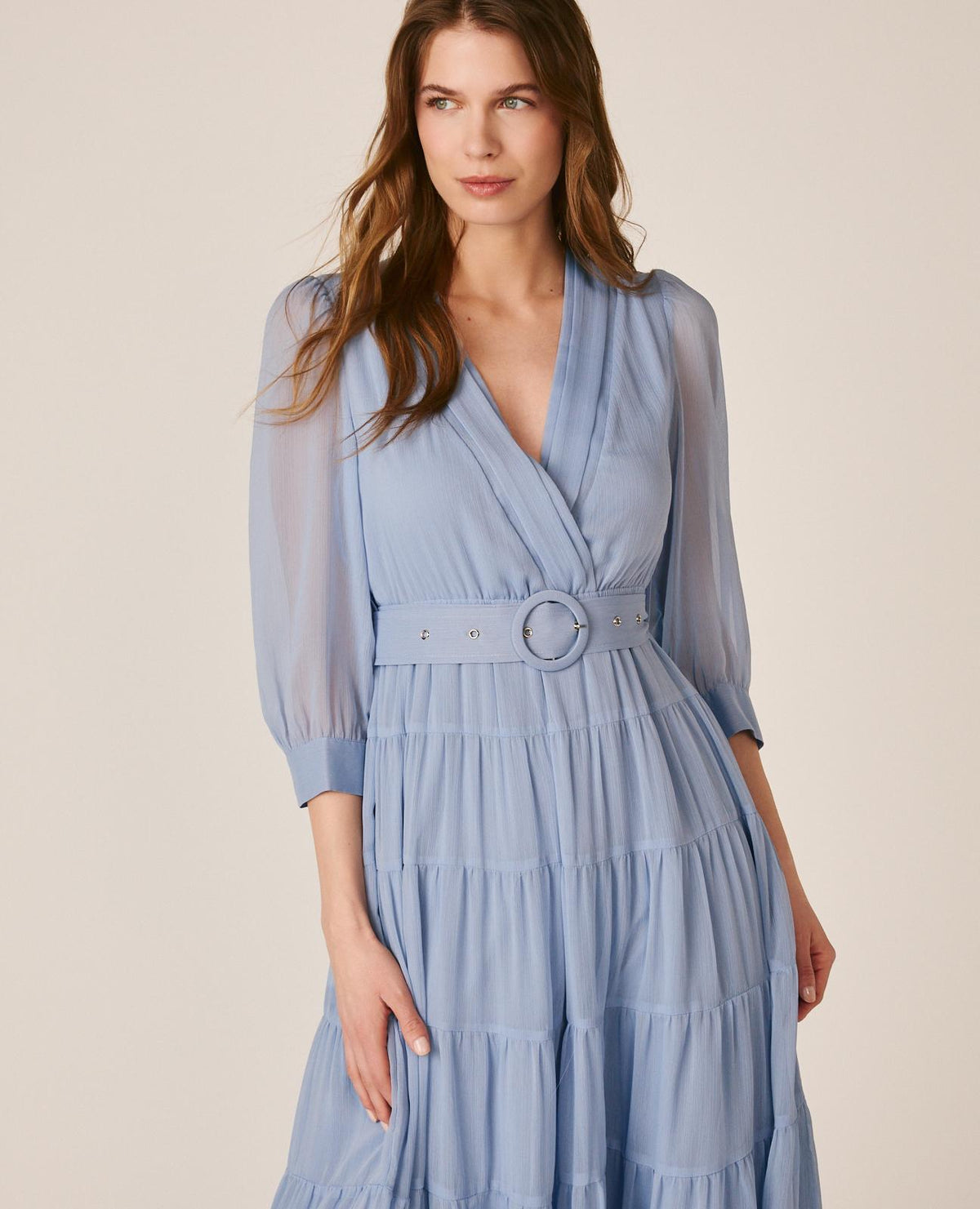 VESTIDO LARGO GASA