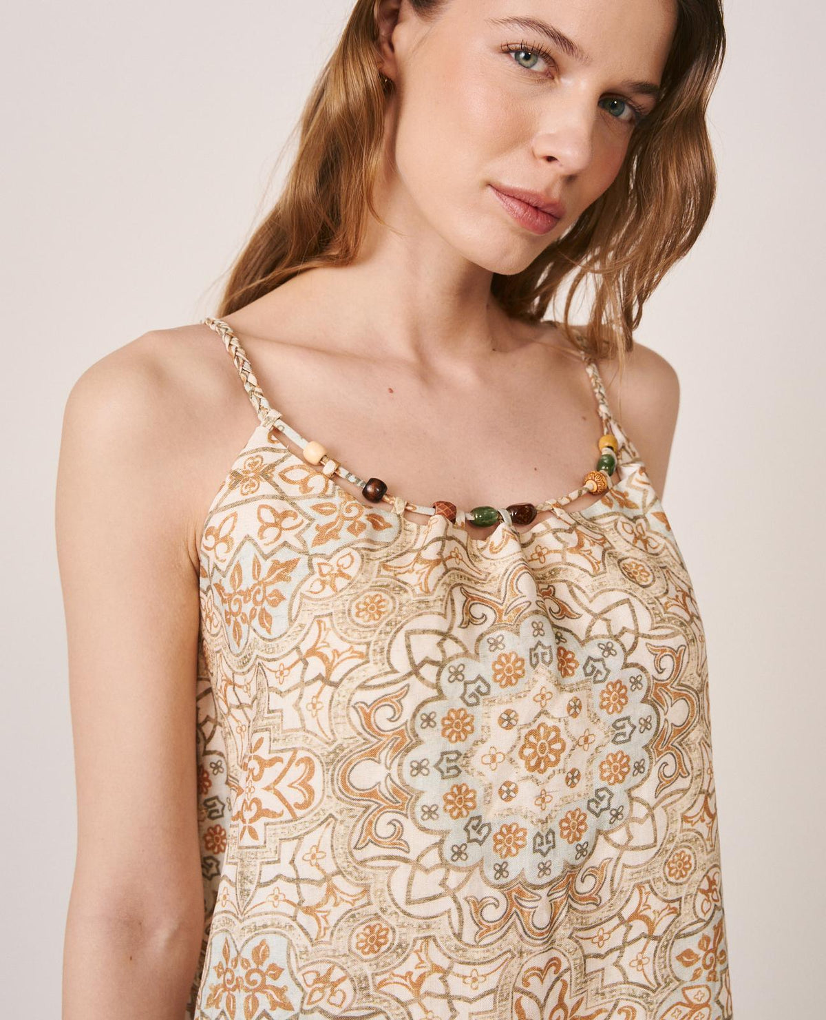 VESTIDO TIRANTES ESTAMPADO