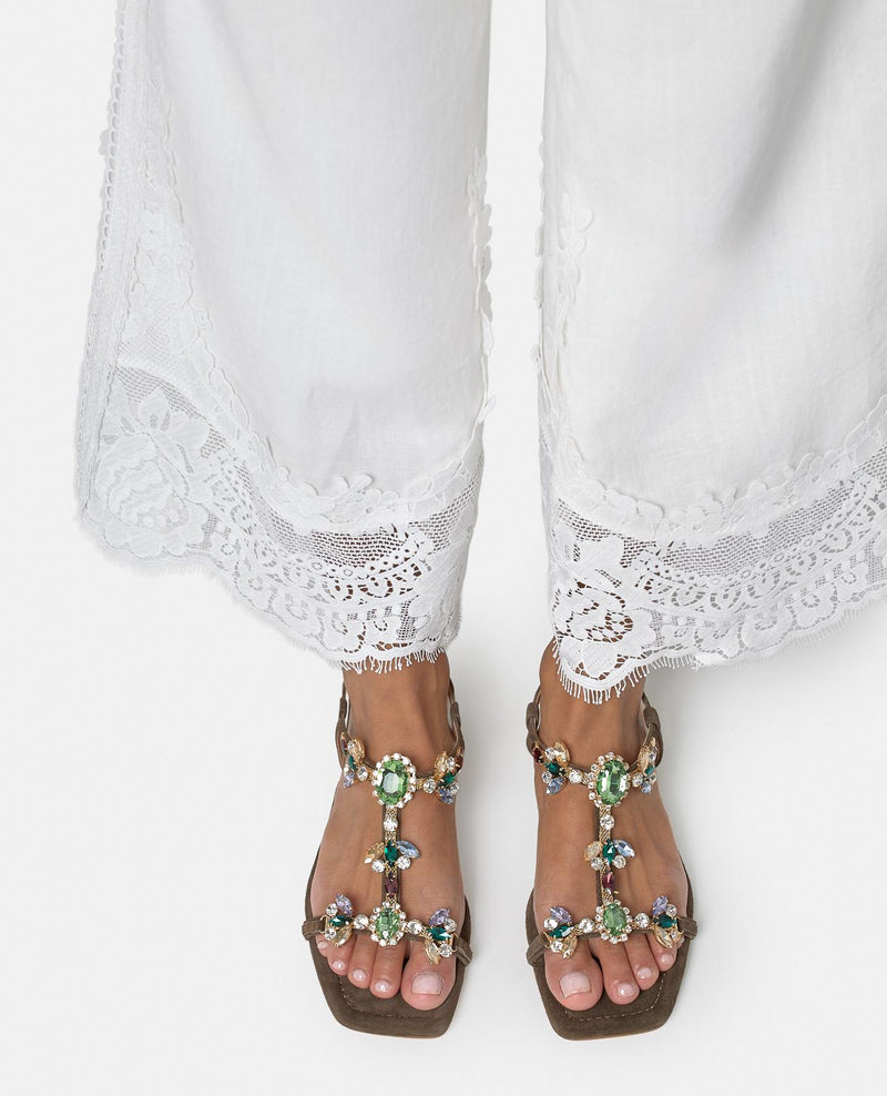 SANDALIA TIRAS PEDRERIA