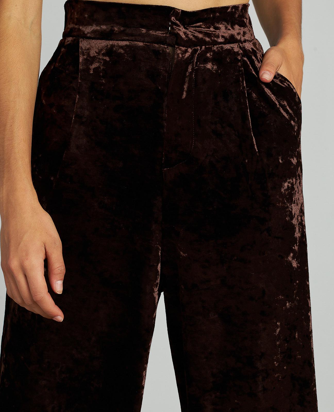 PANTALÓN TIRO ALTO TERCIOPELO