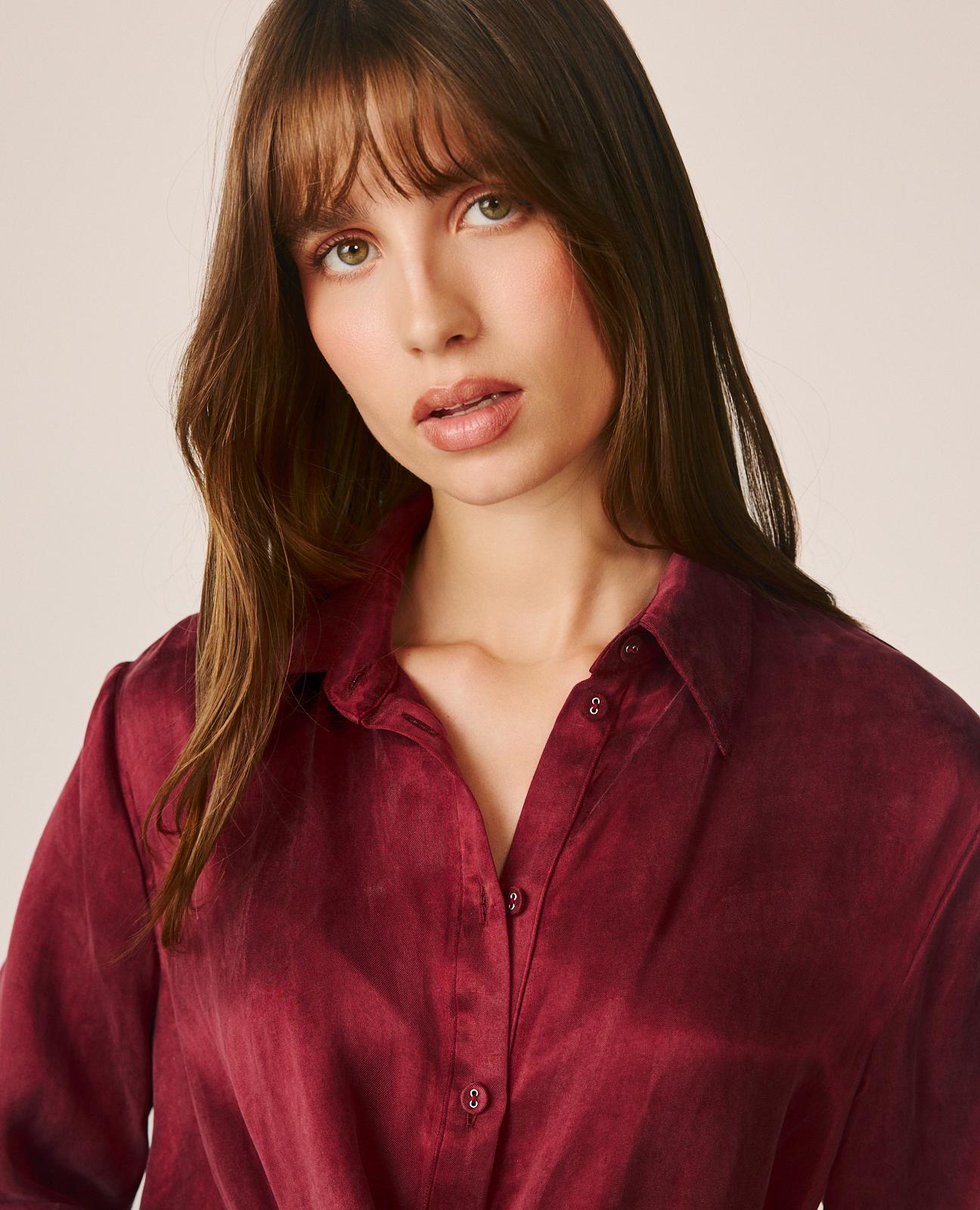 BLUSA SATÉN CAMISERA