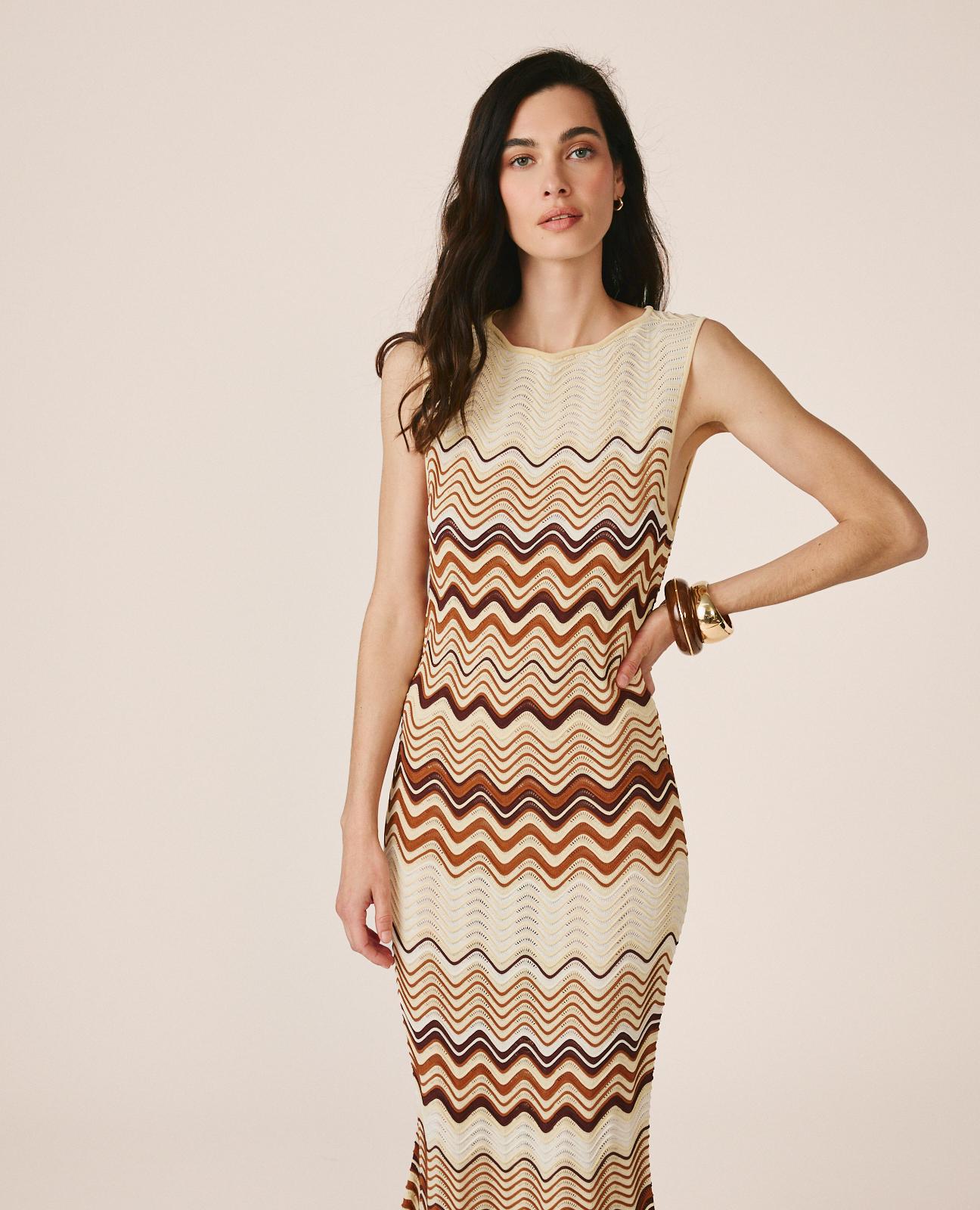 VESTIDO PUNTO SIN MANGAS