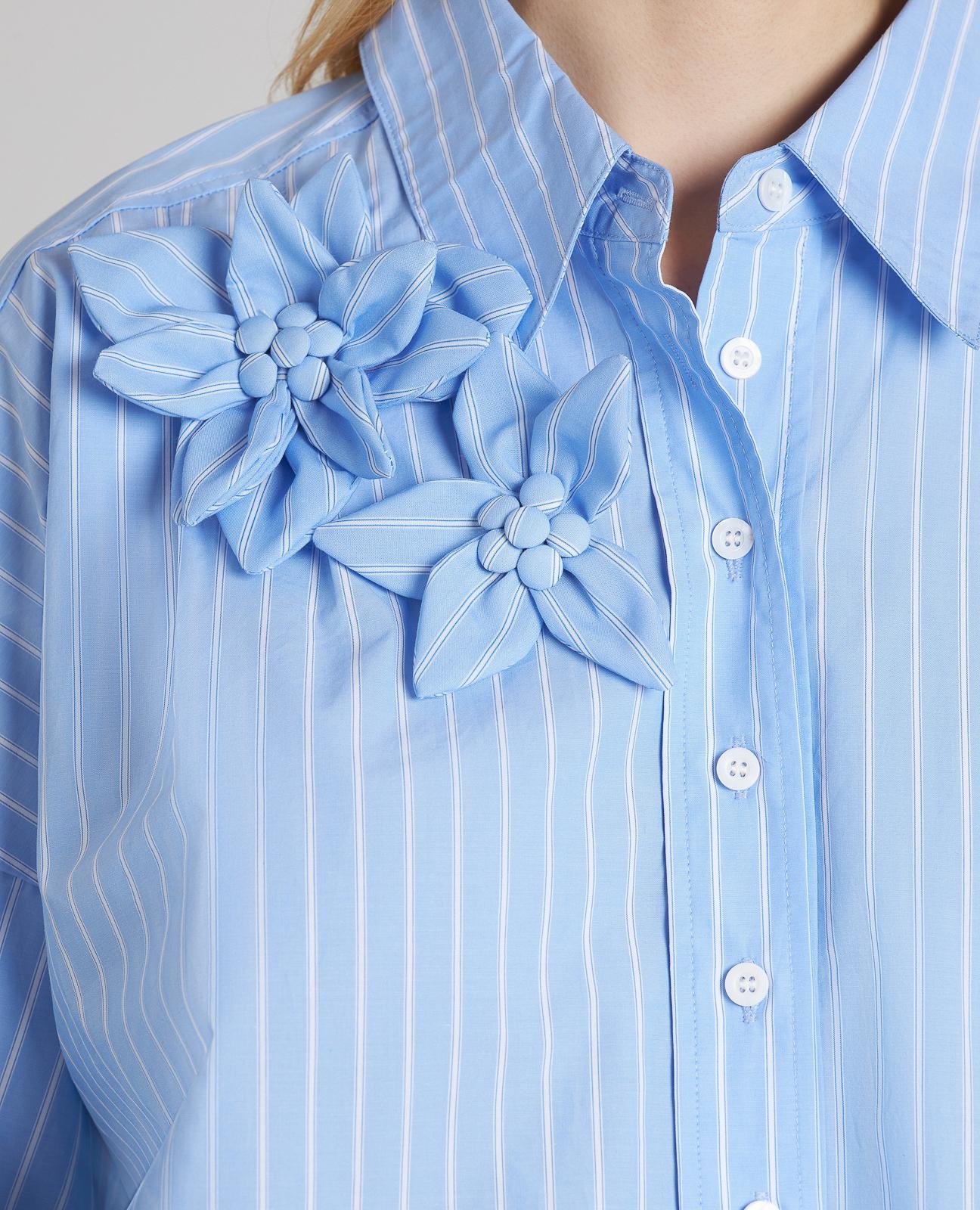 CAMISA RAYADA FLORES