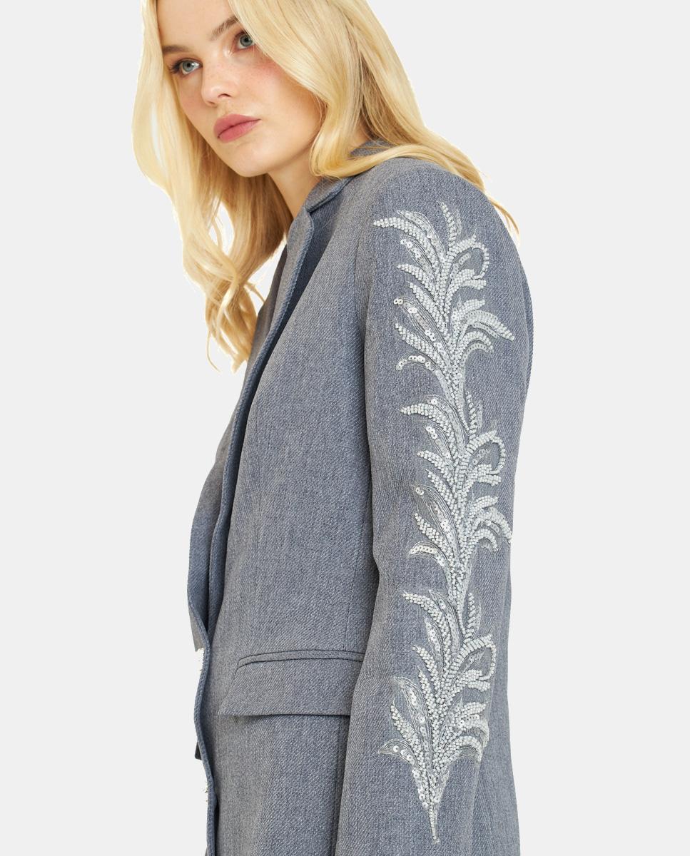 BLAZER AVEC MANCHES BRODÉES