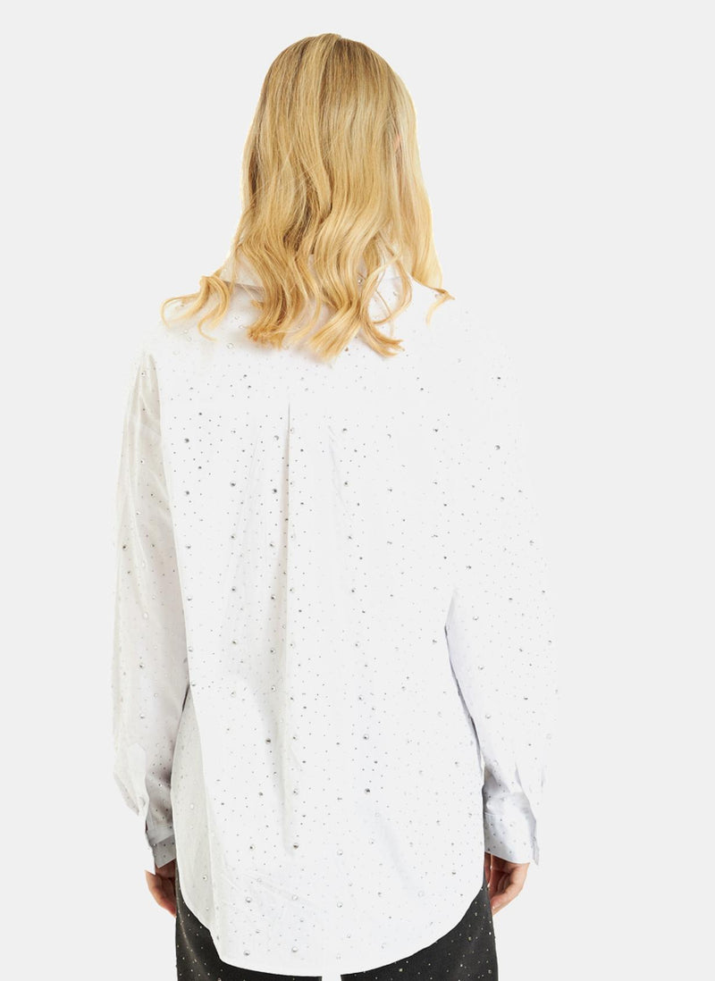 CHEMISE AVEC DÉTAILS EN STRASS