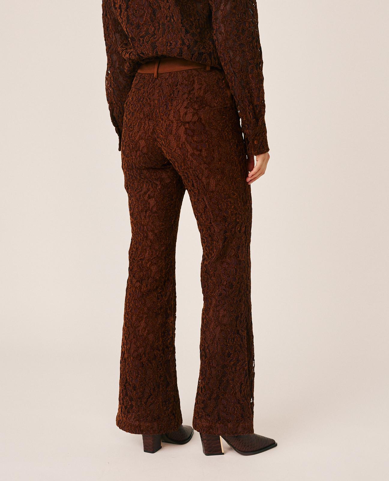 PANTALÓN FLARE ENCAJES