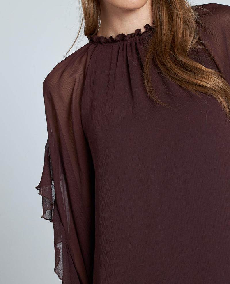 VESTIDO STRAIGHT VOLANTES