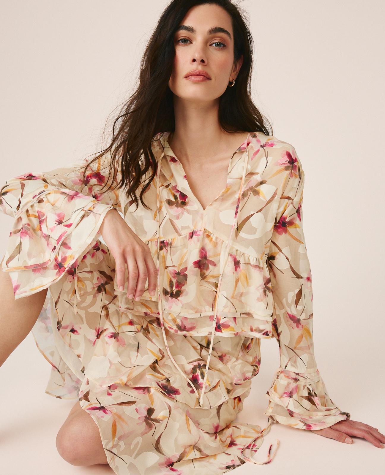 BLUSA FLUIDA FLORAL