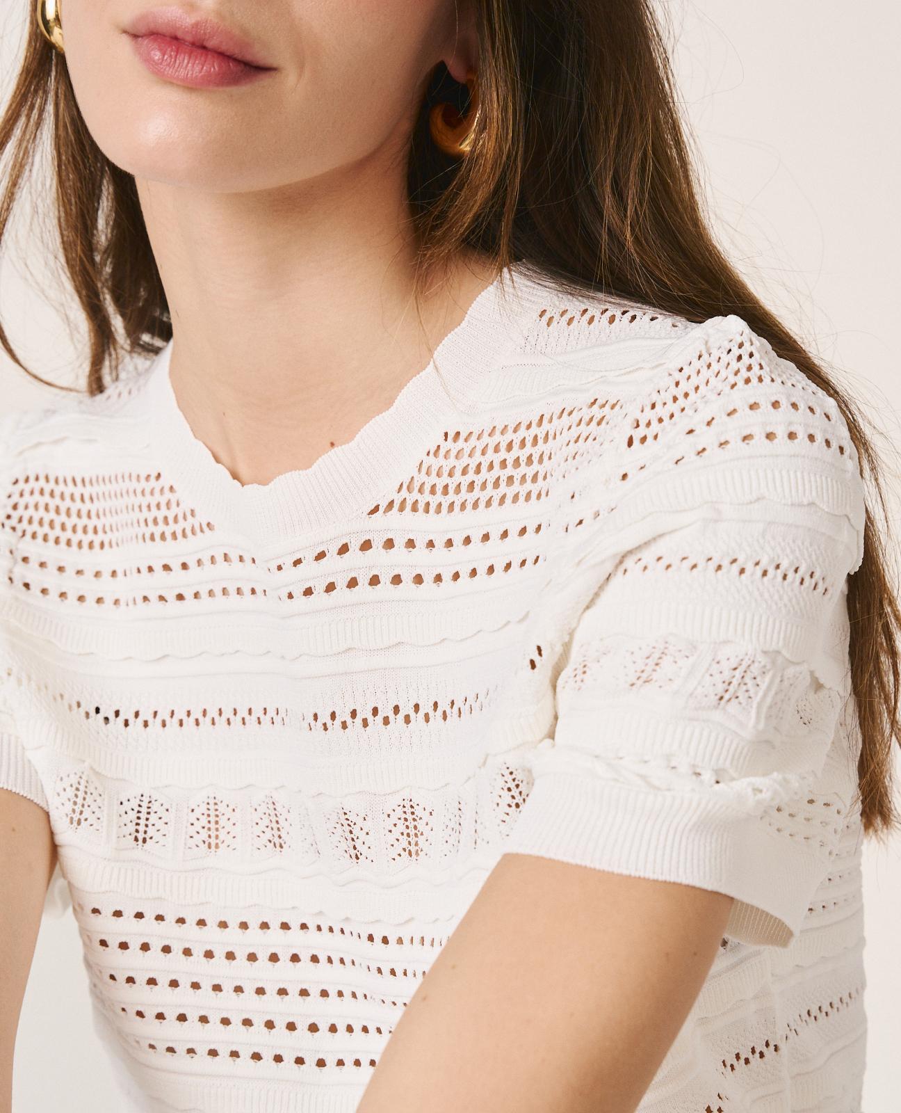 TOP PUNTO MANGA ABULLONADA