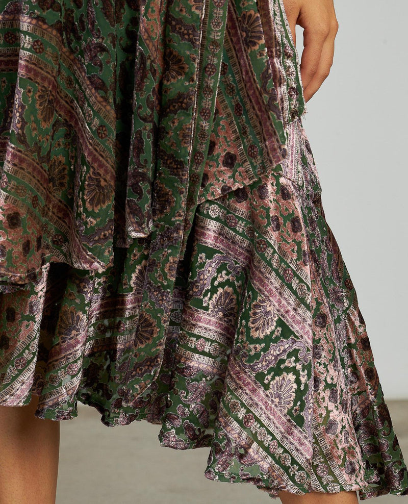 VESTIDO MIDI TERCIOPELO