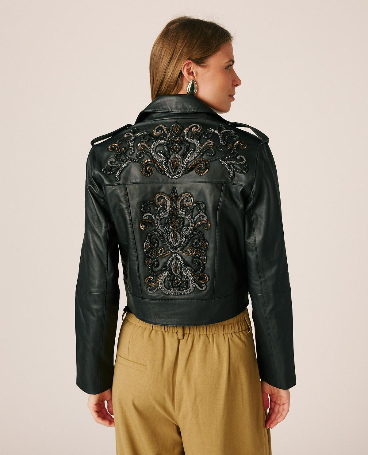BIKER WITH BEADS