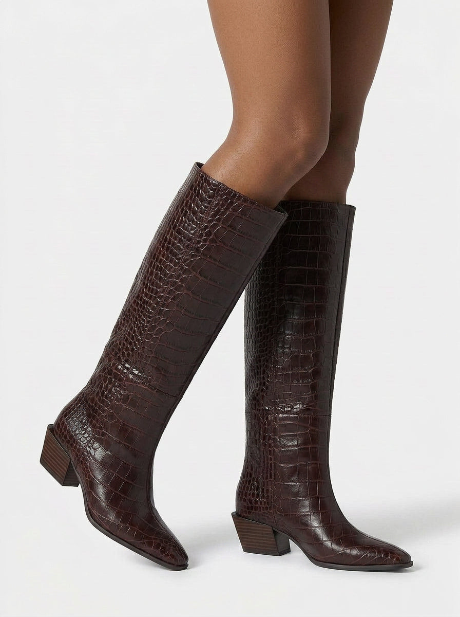 BOTA DE PIEL ANIMAL PRINT