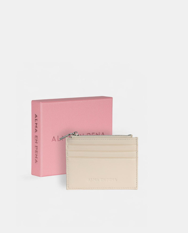 CARTERA TARJETERO CREMALLERA