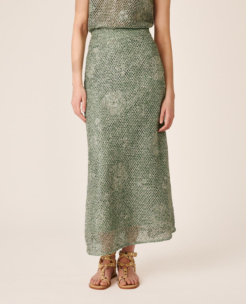 FALDA MIDI LENTEJUELAS