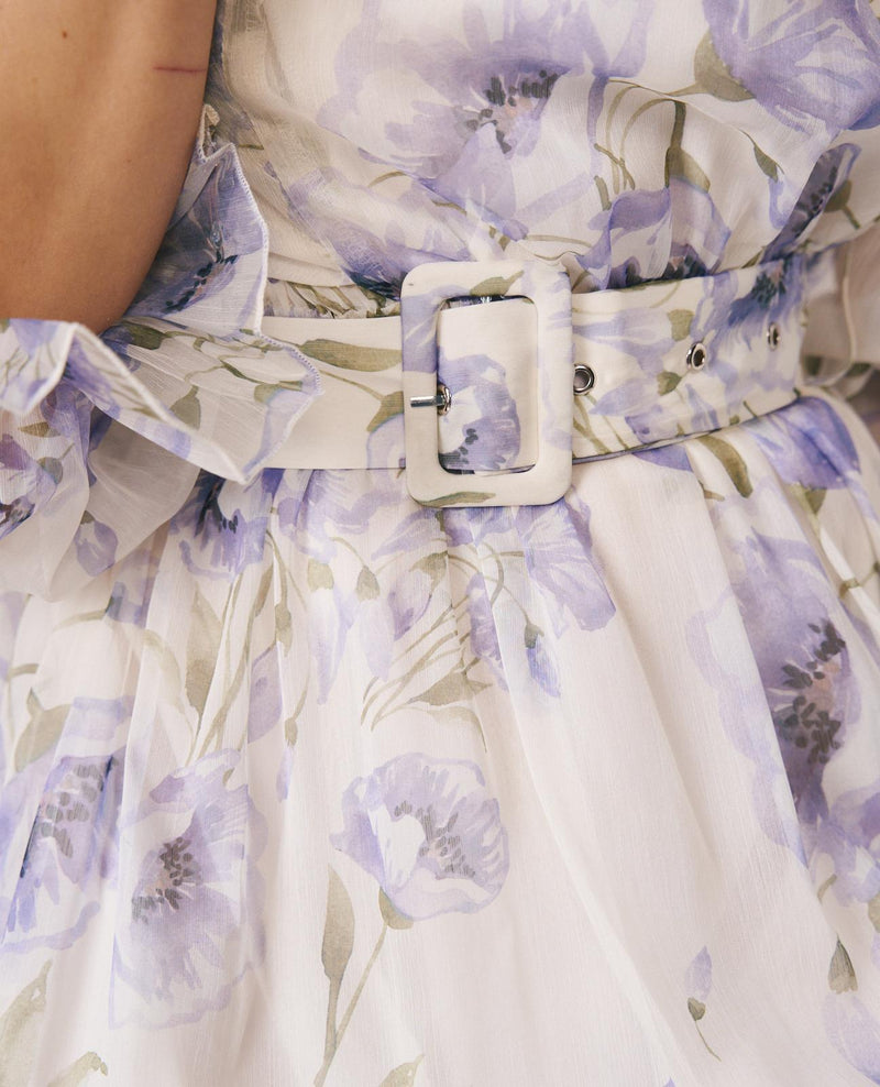 VESTIDO MIDI VOLANTES