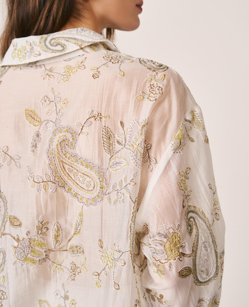 CAMISA BORDADO PAISLEY