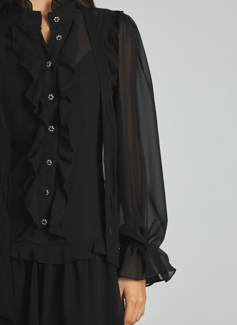 VESTIDO CORTO VOLANTES