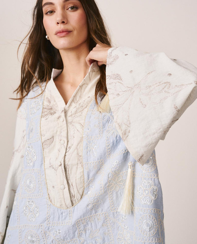 VESTIDO MINI BORDADO