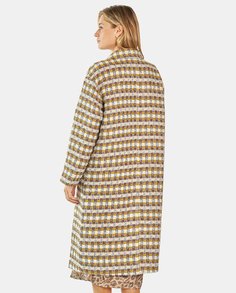 LONG DOUBLE-BREASTED COAT