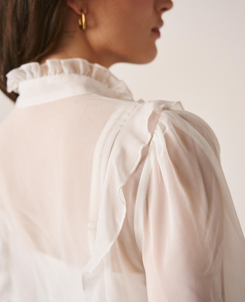 CAMICIA FLUIDA CON FIOCCO