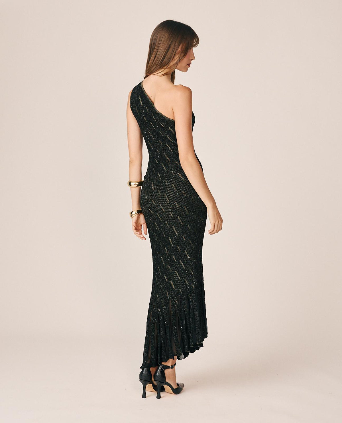 VESTIDO MIDI CANALÉ FANTASIA CON BRILLO
