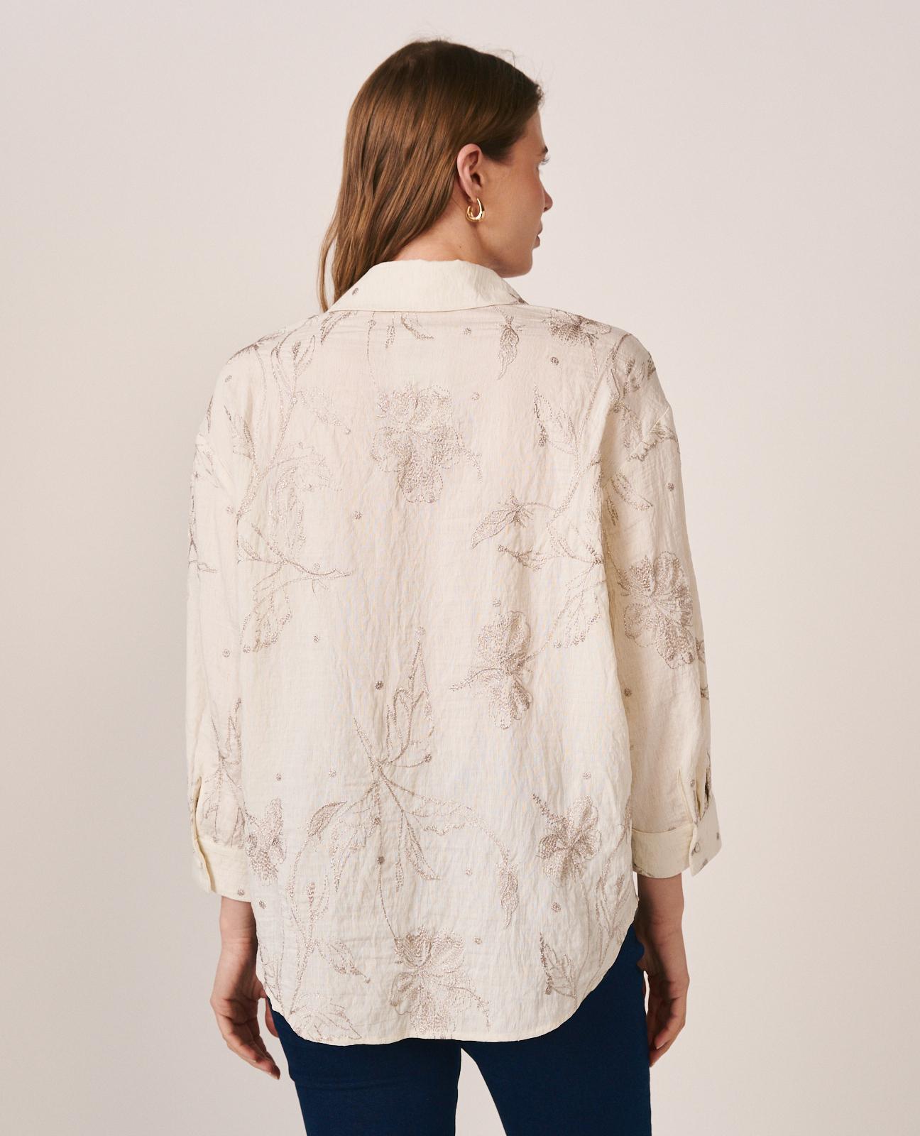 CAMISA BORDADO FLORAL