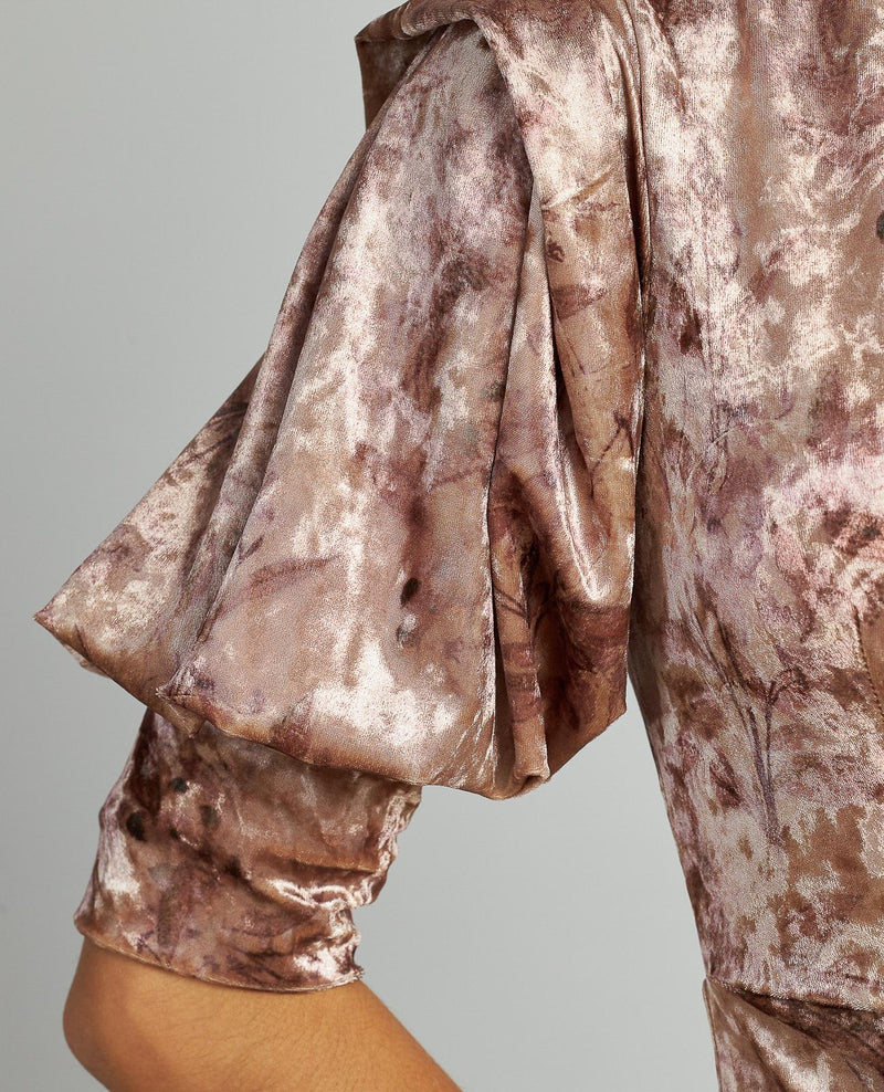 VESTIDO AJUSTADO ESTAMPADO