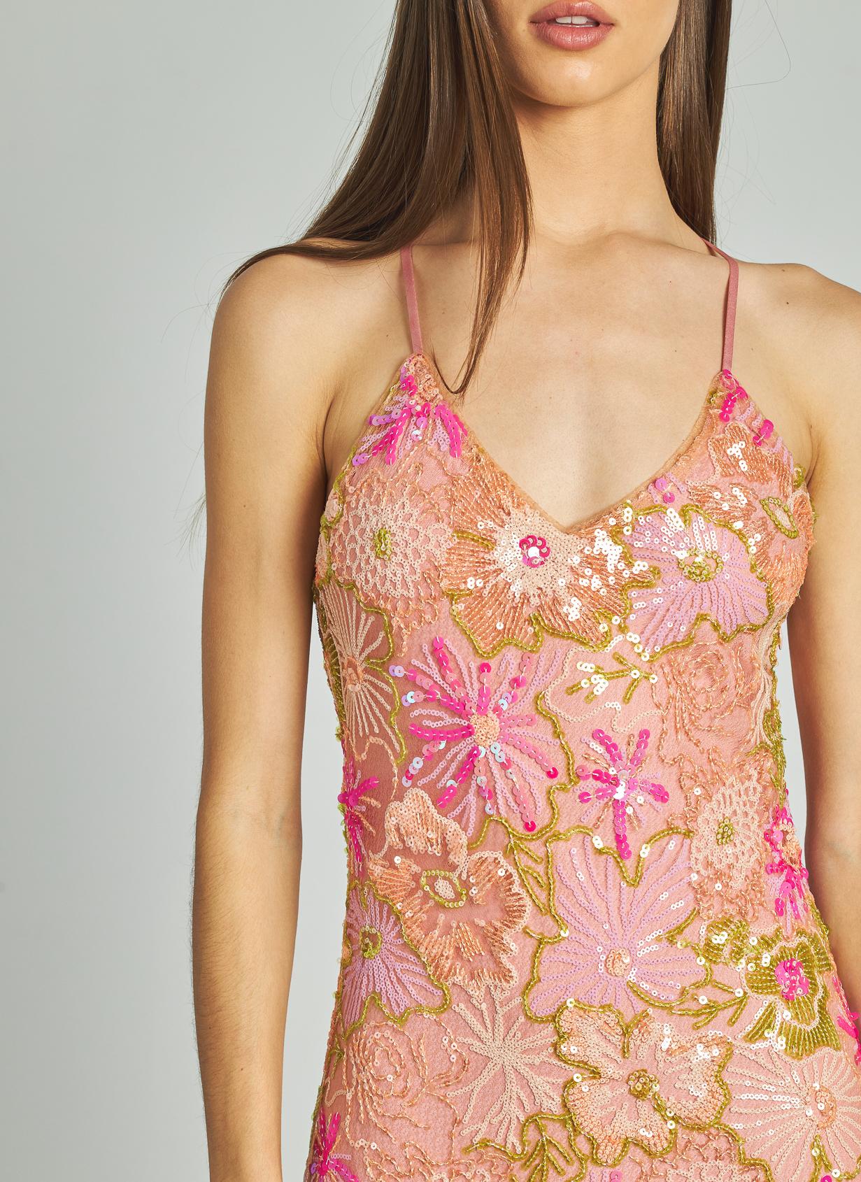 VESTIDO MIDI LENTEJUELAS