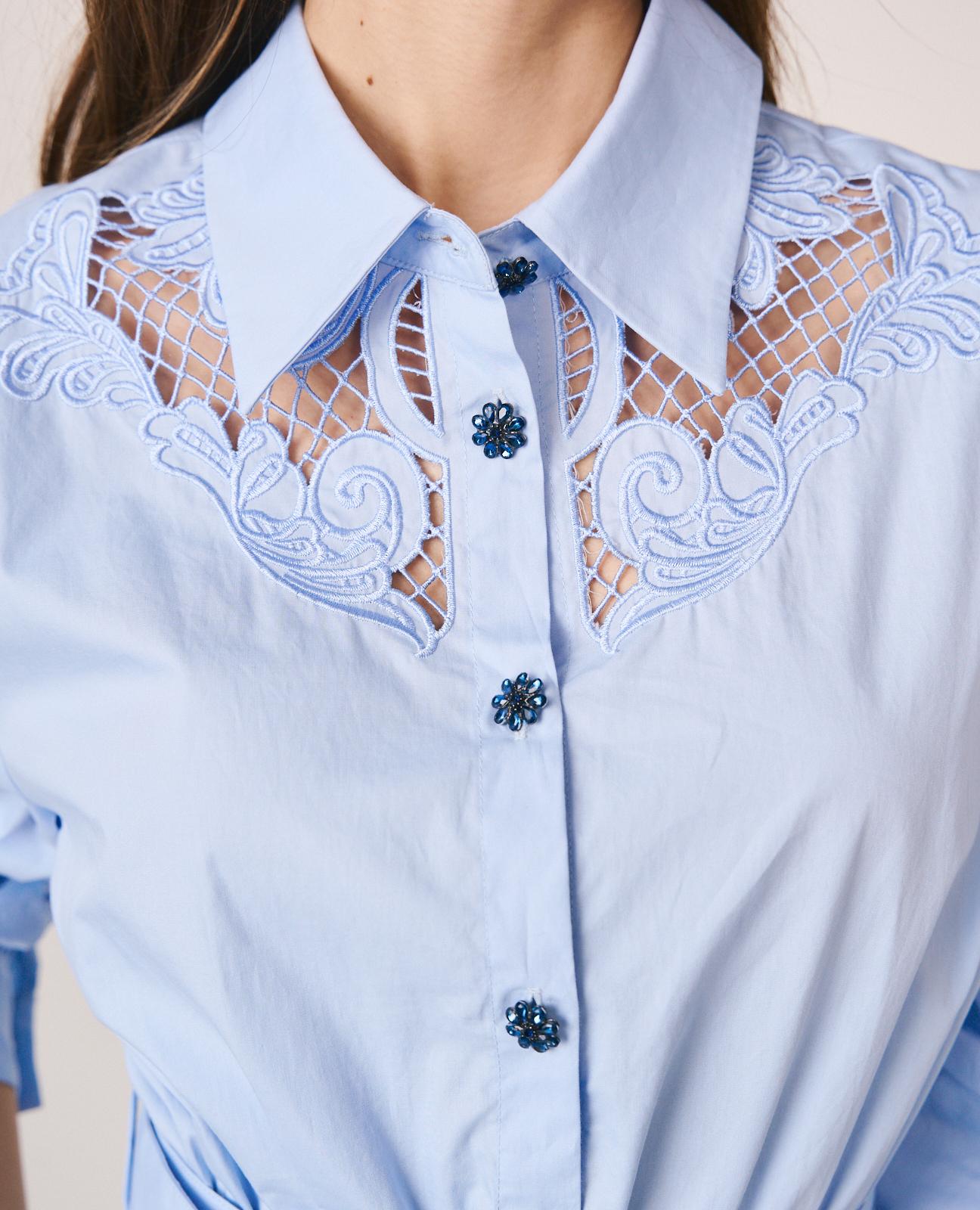 VESTIDO POPELÍN ALGODÓN